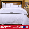 100Cotton Embroidery Hotel Logo Bedding Set Hotel Sheets